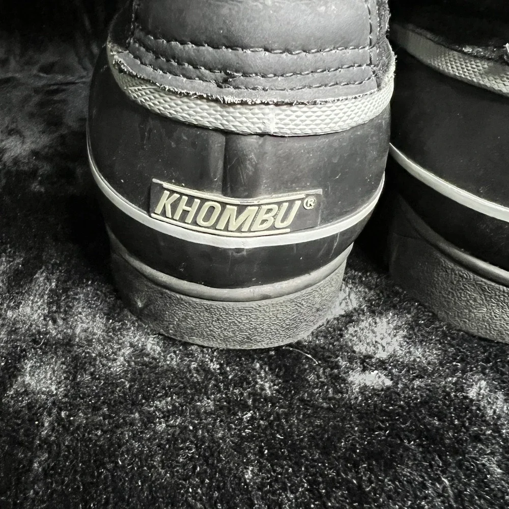 Khombu North Star 146730‎ Womens 11 M Winter Boots Black Waterproof Snow Boots